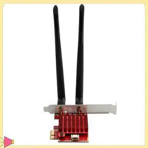 6 AX210 Wireless Network Adapter Pcie Wireless Network Card Tri Band 2.4G/5.0G/5.8Ghz 5374Mbps Card For Win10