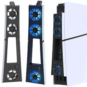 Quiet Cooler Fan for PS5 Slim Console with Adjustable Speed Silent Enhanced Cooling Fan with USB 3.0 Port for 5 Slim Quiet Cooler Fan for PS5 Slim Console with Adjustable Speed Silent Enhanced Cooling Fan with USB 3.0 Port for 5 Slim