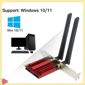 7 BE200 PCIE Adapter For Bluetooth 5.4 Tri-Band 2.4G/5G/6Ghz 8774Mbps BE200NGW Wireless Network Adapter Win11