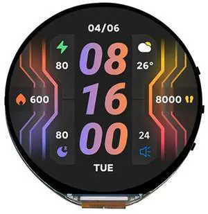 ESP32-S3 Development Board with 1.85inch Round LCD Touch Display Support BT5 LVGL GUI