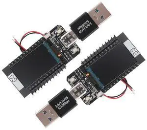 2Pcs BTC Solo Miner Nerdminer V2 55KH/S Bitcoin Solo Miner Station Nerdminer Board With Adapter