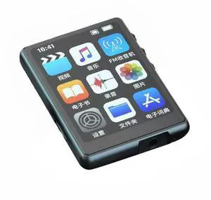 MP3 MP4 Player HiFi MP4 Walkman Full Touch Screen Bluetooth-Compatible Portable MP3 Player with Speaker FM/E-book/Recorder