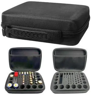Organizer Case Explosion-Proof Carrying Case Bag Holder Box for AA AAA C D 9V Lithium 3V-CR 2032 CR 2016