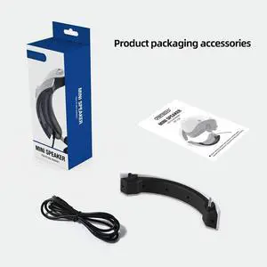 Helmet Stereo Loudspeakers Headphones for PS VR2 Helmet Semi Circular Speaker Amplifier with 300mAh Rechargeable