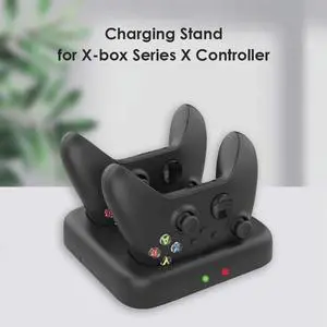 Dual USB Type C Charger Accessories Game Entertainment for Xbox Series X Controller Charging Dock Station Stand