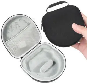 Headphone Travel Case with Mesh Pocket Portable Bag Anti-Fall EVA Headphone Carrying Case for AirPods Max Headset