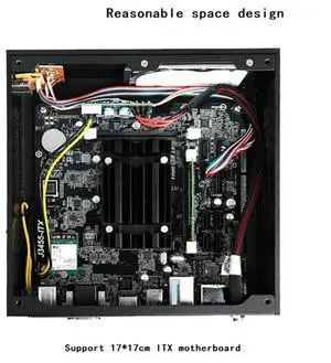Mini ITX Computer Case Chassis Aluminum HTPC Mini ITX DIY PC Cases A01 Chassis HTPC Horizontal Computer