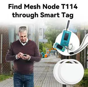 Anti-Lost Tracking Device for Find My APP Tag Mesh Node T114 Meshtastic Tracker Nordic NRF52840 SX1262