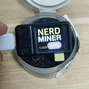 Shell BTC Crypto Solo Lottery Nerdminer Nerd Miner Mini V2.0 T-QT Pro 55K/S Hashrate 320GB