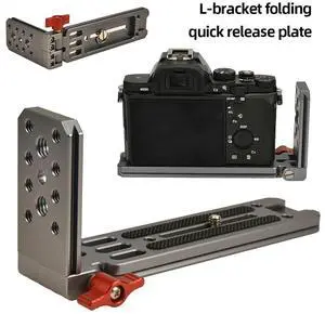 Universal Camera L Bracket Compatible with Arca Vertical Horizontal Switching Quick Release Plate for