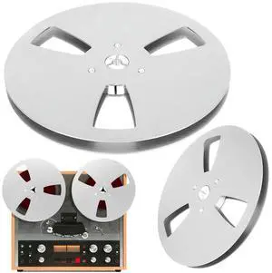1/4 7 Inch Recording Takeup Reel 3 Holes Replacement Opening Machine Part for TEAC Universal for Reel To Reel Tape