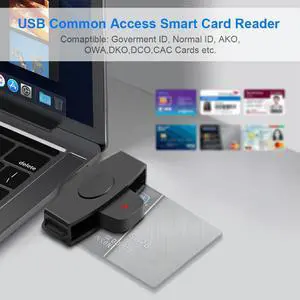 Type-C SIM Card Reader For Bank Card IC/ID EMV SD TF MMC Card Reader USB-CCID ISO7816 DNI Citizen Memory Card Reader