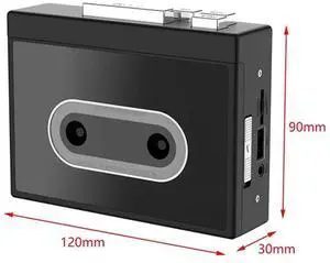 Full Stereo Sound Binaural Sound Cassette Player U Disk DC 5V 128KPS USB2.0 Tape Player For Music Language Learning Home