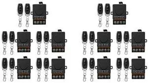10X AC 220V 30A 1CH 433Mhz Wireless Remote Control Switch RF Relay Receiver + Off/On Transmitter 10X AC 220V 30A 1CH 433Mhz Wireless Remote Control Switch RF Relay Receiver + Off/On Transmitter