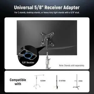 MA016 Monitor Mount Adapter Arca Quick Release 360° Rotatable Ball Heads Monitor Back Panel Mount Light Stand Adapte