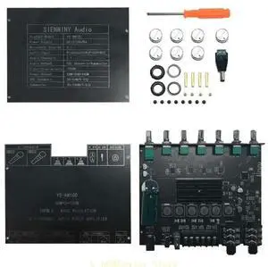 DC12-24V 2.1 Channel Amplifier Board Clear and Immersive Sounds YS-AM100 KTV High Power Bluetooth-compatible AMP Board