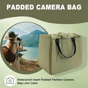 Waterproof Insert Padded Partition Camera Bag Lens Case For Dslr Slr Camera