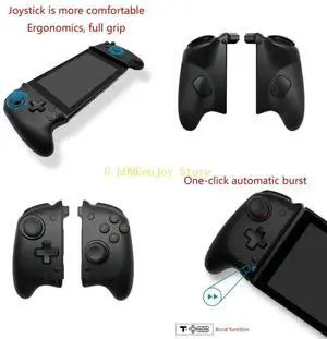 Wireless Game Controller Bluetooth-Compatible Gamepad Handle Grip One-key Wake-up Vibration for Switch Left Right