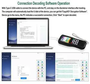 X100 RFID NFC Card Reader Writer +5XCUID Card/Keychain RFID Duplicator ID IC Card Programmer Encrypted Key Copier