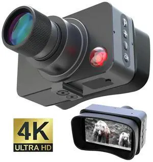 4K UHD l Night Vision Scope Sight Infrared Telescope Camera Mini Digital Monoculars For Hunting Camping