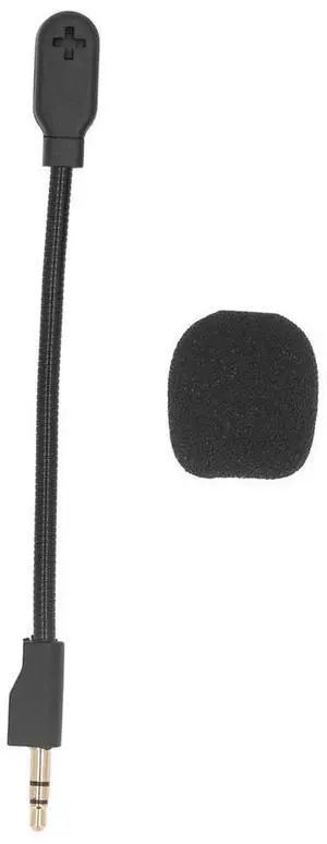 Replacement Game Mic with Foam Cover 3.5mm Jack Noise Cancelling Detachable Microphone Boom for Wireless Gaming Headset hot Replacement Game Mic with Foam Cover 3.5mm Jack Noise Cancelling Detachable Microphone Boom for Wireless Gaming Headset hot