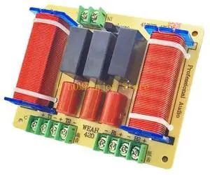 400W Speaker Crossovers Systems, 4 Way Adjustable Audiophiles Crossovers Filters for Enhances Sound