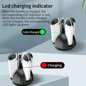 Gamepad Charger Station For JC Nintendo Switch Oled4 In 1 Ball Charging Dock With Led