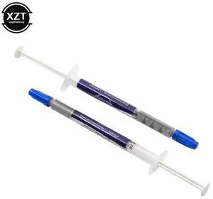 100pcs/lot 1g Grey Silver Thermal Grease Silicone Heat Sink Paste CPU Cooler Heatsink 10% Silver Included Compound Cooling