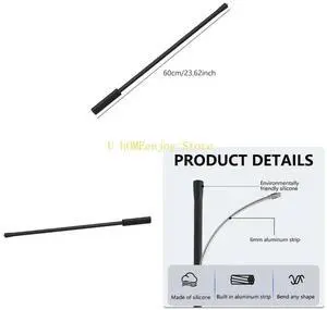 Portable Long Arm Holder Rack Compatible for Most Models Sports Cameras Fixing Bracket Stand Black