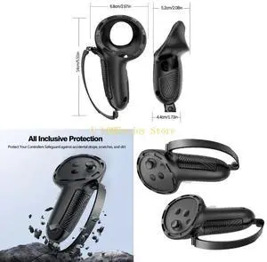 AntiSlip Knuckles Straps Controller Cover for 3S 3 Sweat Resistant Design Smooth Button Access
