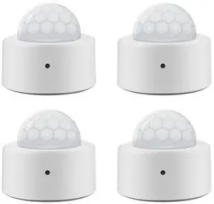 4PCS 2 In 1 Tuya Zigbee 3.0 PIR Motion Detector Security Anti-Theft Alarm Sensor Human Motion  Light Sensor