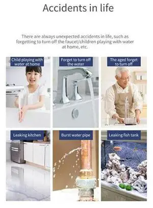 Tuya Zigbee Water Sensor Trio - Leak And Flood Alarm System, Must Have Zigbee Gateway For Operation