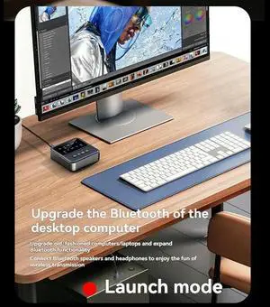 QCCV Bluetooth 5.4 Audio Receiver Transmitter 3.5MM AUX, Mic Wireless Stereo Adapter For Headphones TV PC Car Speakers QCCV Bluetooth 5.4 Audio Receiver Transmitter 3.5MM AUX, Mic Wireless Stereo Adapter For Headphones TV PC Car Speakers