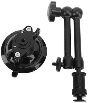 11 Inch Suction Cup Bracket Universal Rotation Sturdy Durable Stylish Camera Suction Cup Mount for Action Camera DSLR Cameras