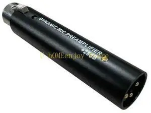 HD1 Professional Mic Amplifier Microphone Preamp 28dB Preamp Low Impedance Dynamic Microphone