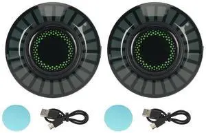 2pcs RGB Pickup Ambient Lamp 32 Bits Color Changing App Control Magnetic Music LED Rhythm Light for Car Home hot