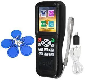 X100 RFID NFC Card Reader Writer+5 X CUID Keychain RFID Duplicator ID IC Card Programmer Encrypted Key Copier