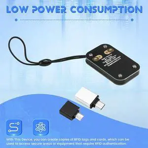 Chameleon Ultra Contactless Card Emulator RFID Chip Reader+3XUID Keychain Compliant To NFC Read Writer