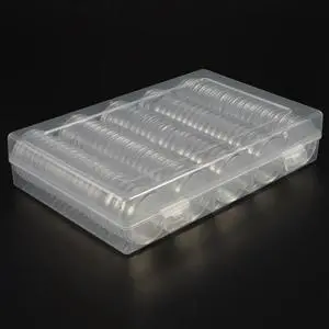 17/20/25/27/30Mm Coin Holder, 300Pcs Silver Coin Capsules With Foam Gasket, Professional Coin Case For Coin Collection