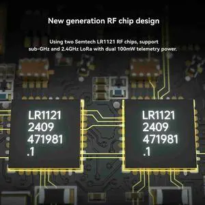 ELRS Receiver 915M/2.4G Dual-Band 100Mw Gemini Receiver RX Module ESP32-C3 Chip Forrc FPV Traversing Drones Parts