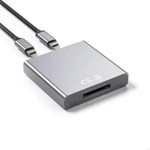 CFexpress Card Reader, 10Gbps Type B CFexpress Adapter USB C to USB C/USB Memory Card Reader USB 3.1 Gen2 Transfer Speed