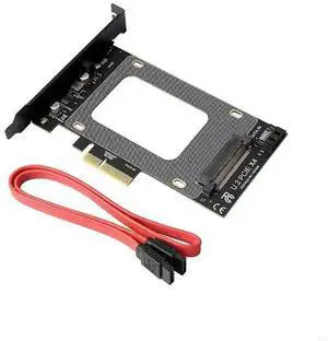 U.2 SSD to PCIe Adapter SFF-8639 PCIe Adapter PCIe NVMe SSD Adapter with U.2 Port for 2.5" U.2 NVMe SSD SSD