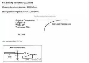 6X Flex Sensor 2.2 Inch Flex Sensor For Manipulator Electronic Glove Accessories Flex2.2Inch Flex Sensor