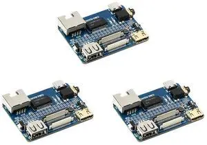 3X 5V Mini CM4 Ethernet Carrier Board For Raspi RPI Raspberry Pi Compute Module 4 Lite EMMC IO USB Expansion Board