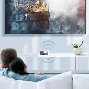 5G Wireless -Compatible Transmitter 1080P HD Video Remote Screen Projector Type-C Mini Portable