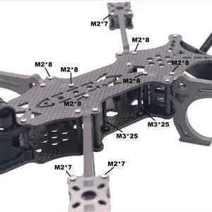 PRO V5 5-Inch FPV Drone Frame Kit Carbon Fiber Racing Quadcopter Performance Upgrade Package