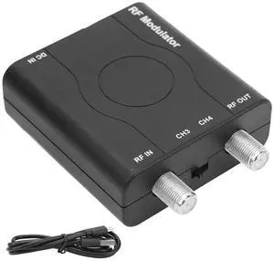 HD Multimedia Interface To RF Modulator RF Modulator HDM61 Plug and Play Support NTSC Format Output Professional for Home