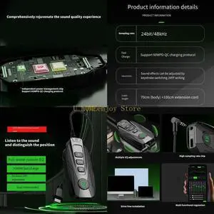 USB Sound Card7.1 Channel Gaming Sound Card Adapter For Home Entertainment