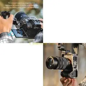Side Handle Extension Adapter Mount Camera Handle Adapter For DSLR Camera Flexible Positioning Angled For DSLR Camera