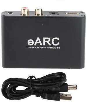 EARC ARC Sound Extractor HD Multimedia Interface Optical 3.5mm Output HD Multimedia ARC Adapter for HDTV Speaker Amplifier hot